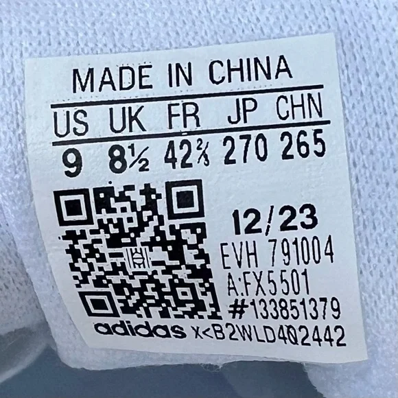 Adidas Stan Smith Sneakers - White/Navy - Men’s Size 9 - Picture 11 of 12